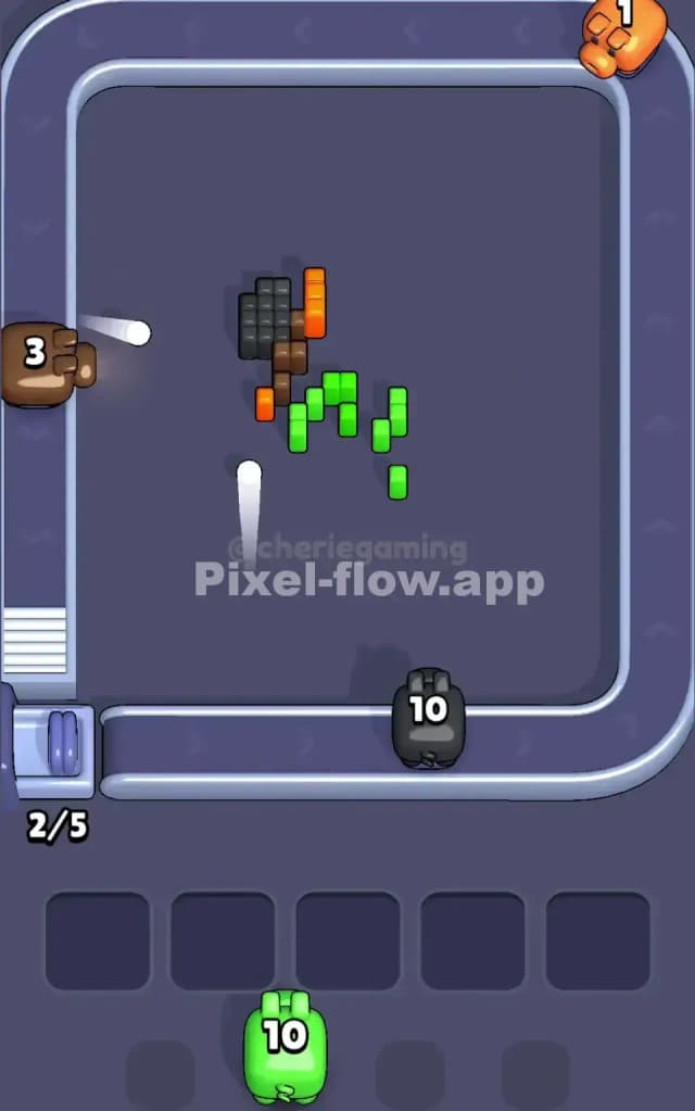 Pixel Flow Level 80 Solution 3