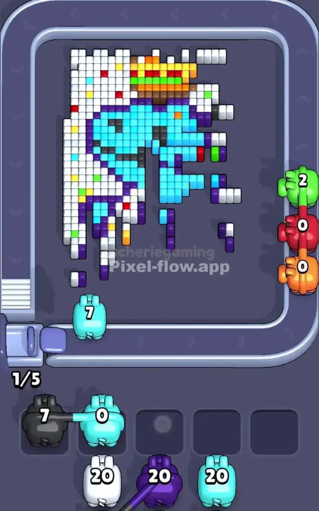 Pixel Flow Level 428 Solution 2