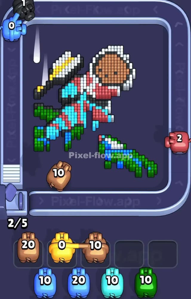 Pixel Flow Level 1307 Solution 2