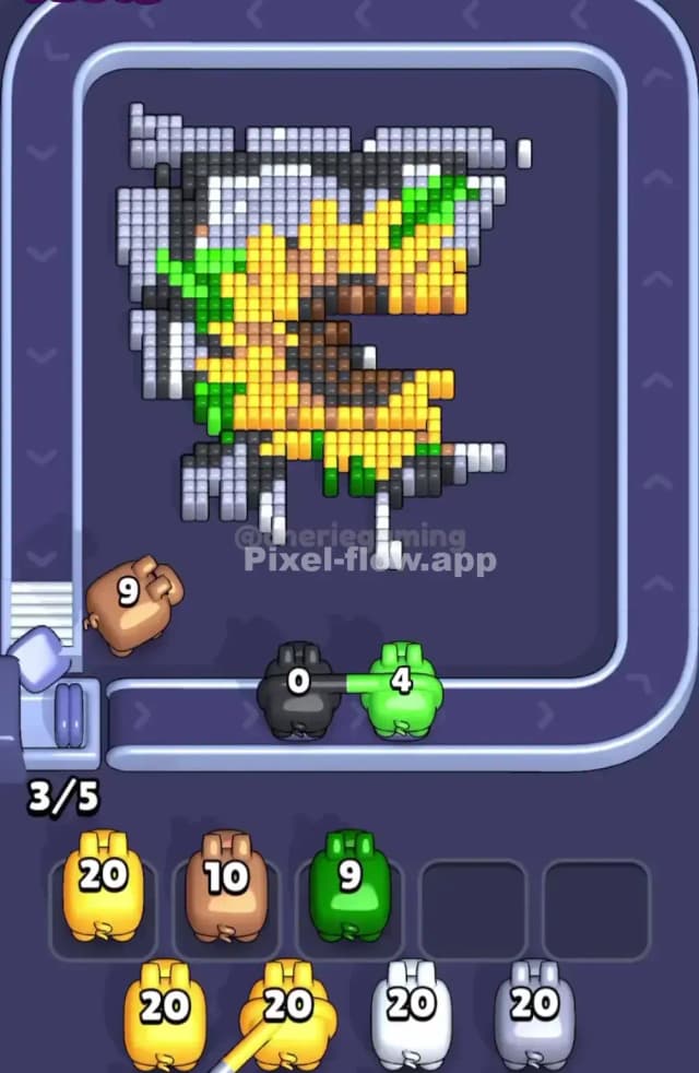 Pixel Flow Level 1619 Solution 2