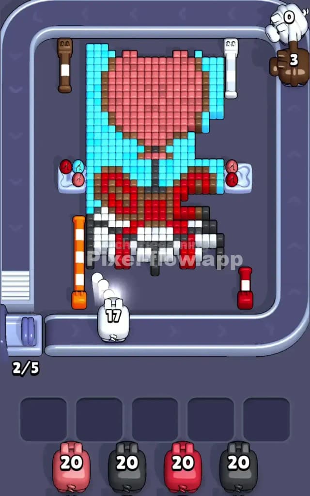 Pixel Flow Level 179 Solution 1