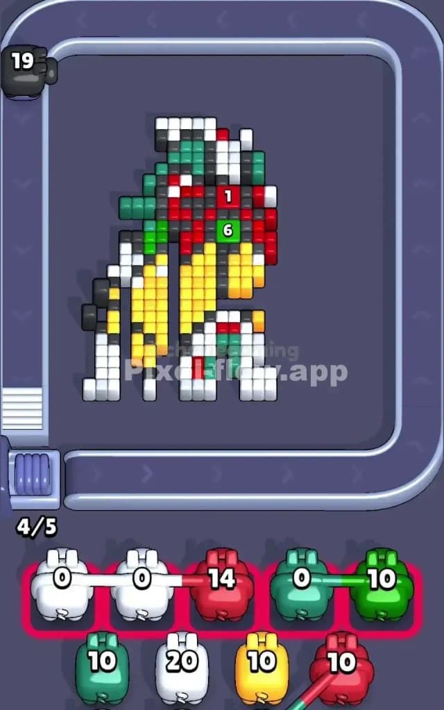 Pixel Flow Level 54 Solution 2