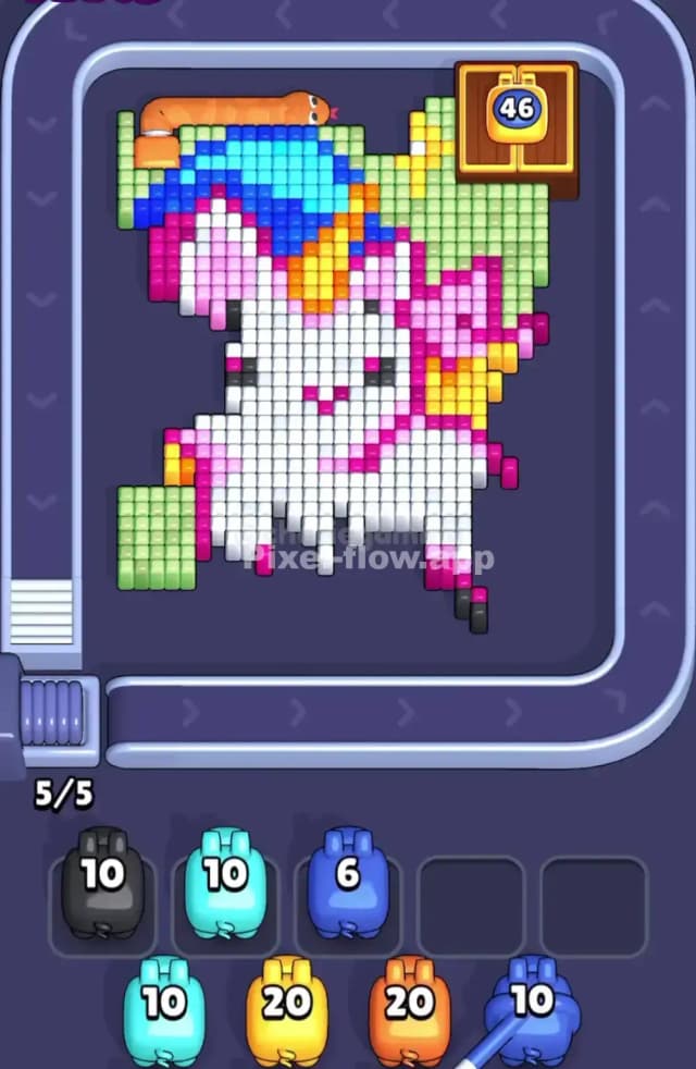 Pixel Flow Level 1716 Solution 1