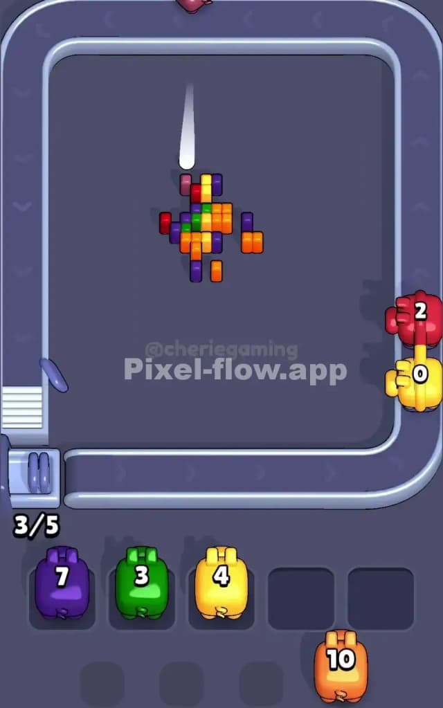 Pixel Flow Level 219 Solution 3