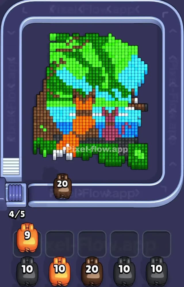 Pixel Flow Level 1228 Solution 1