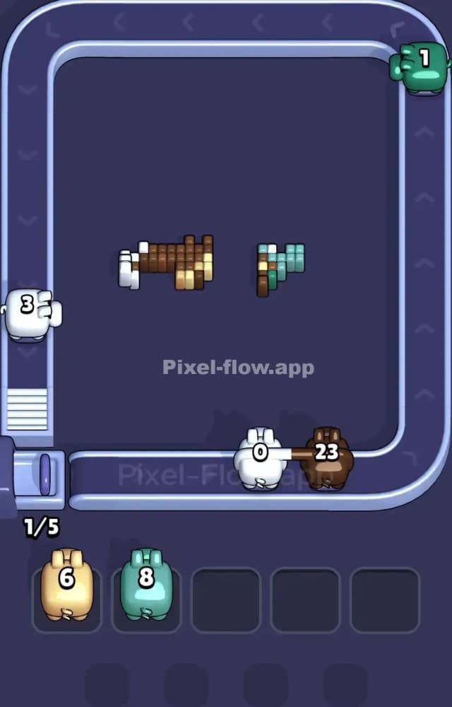 Pixel Flow Level 972 Solution 3