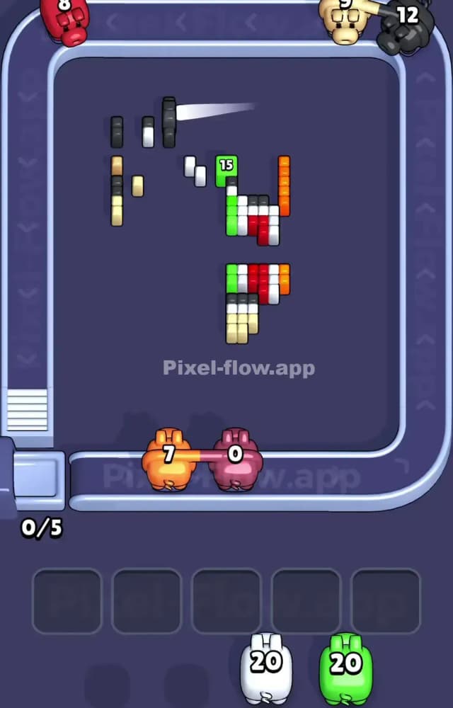 Pixel Flow Level 1022 Solution 3