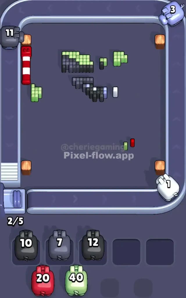 Pixel Flow Level 342 Solution 3