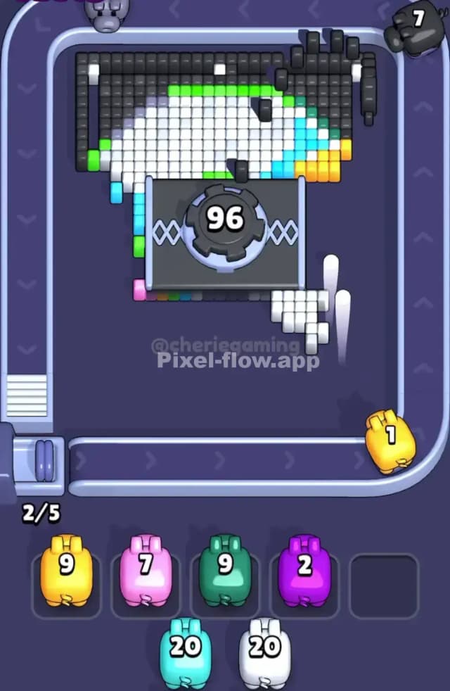 Pixel Flow Level 1601 Solution 2
