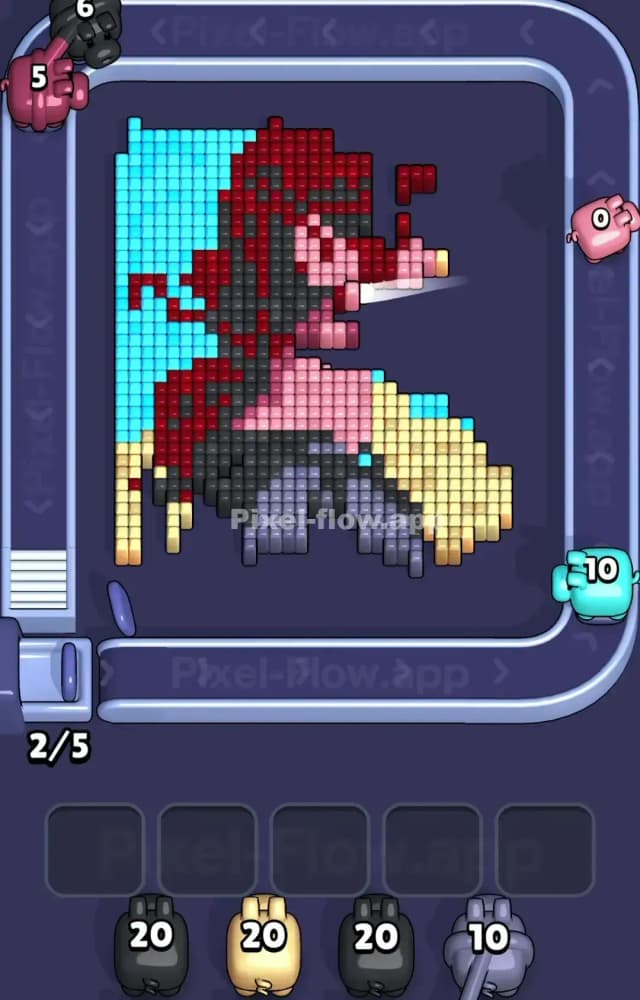 Pixel Flow Level 1448 Solution 2
