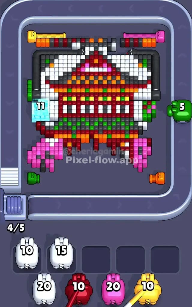 Pixel Flow Level 447 Solution 1