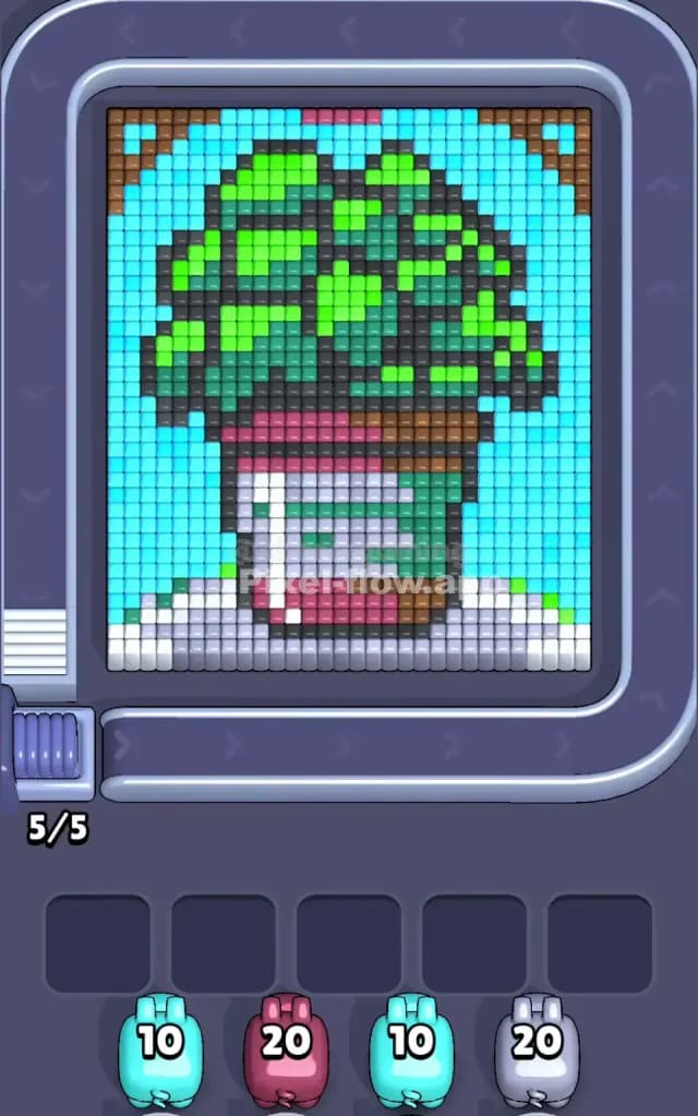 Pixel Flow Level 592 Gameplay