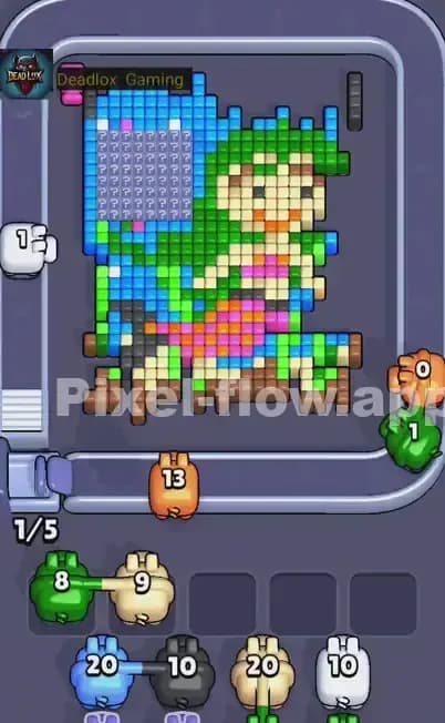 Pixel Flow Level 451 Solution 1