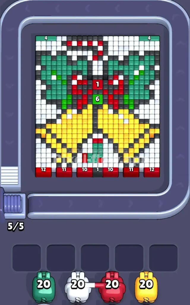 Pixel Flow Level 54 Gameplay