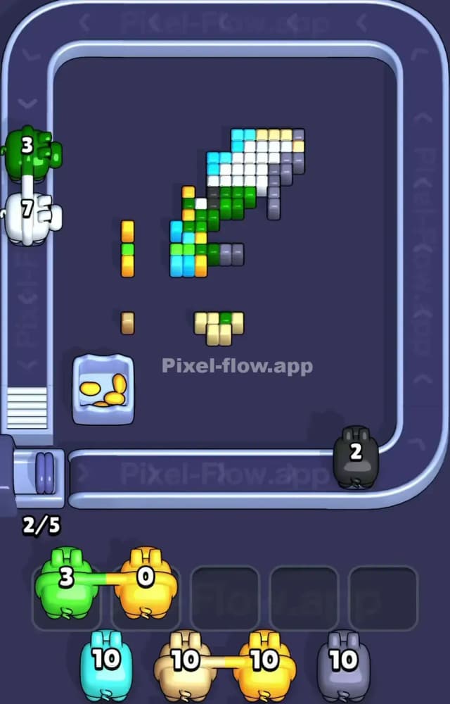 Pixel Flow Level 1334 Solution 3