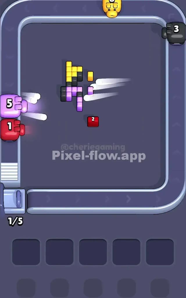 Pixel Flow Level 43 Solution 3