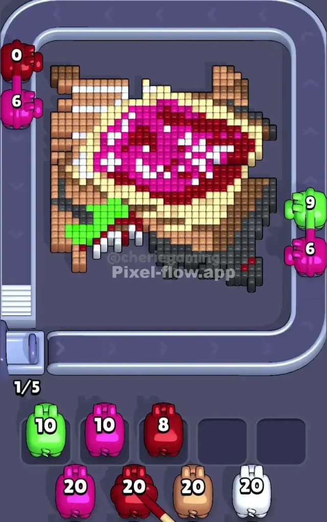 Pixel Flow Level 641 Solution 1