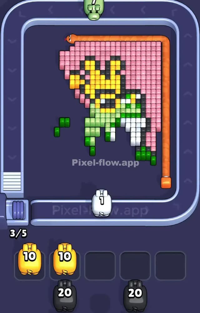 Pixel Flow Level 991 Solution 2