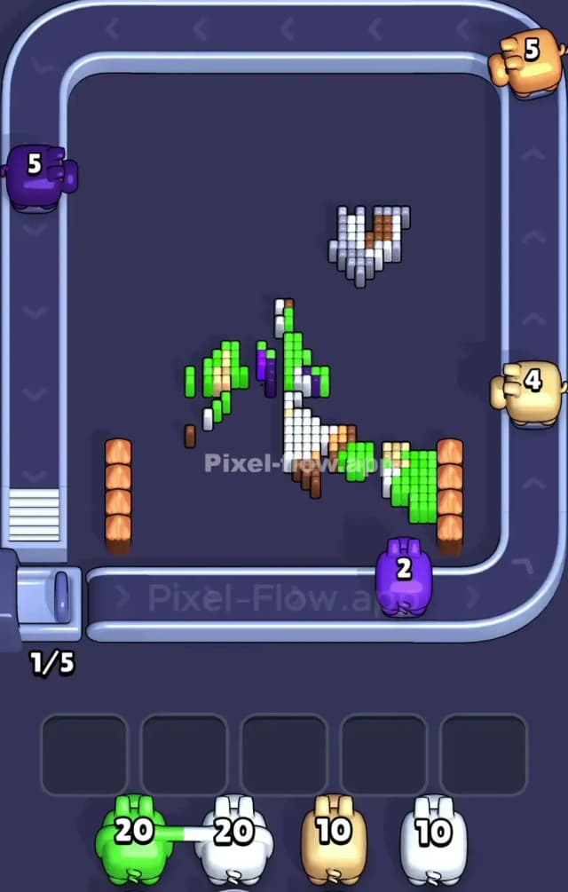Pixel Flow Level 879 Solution 3