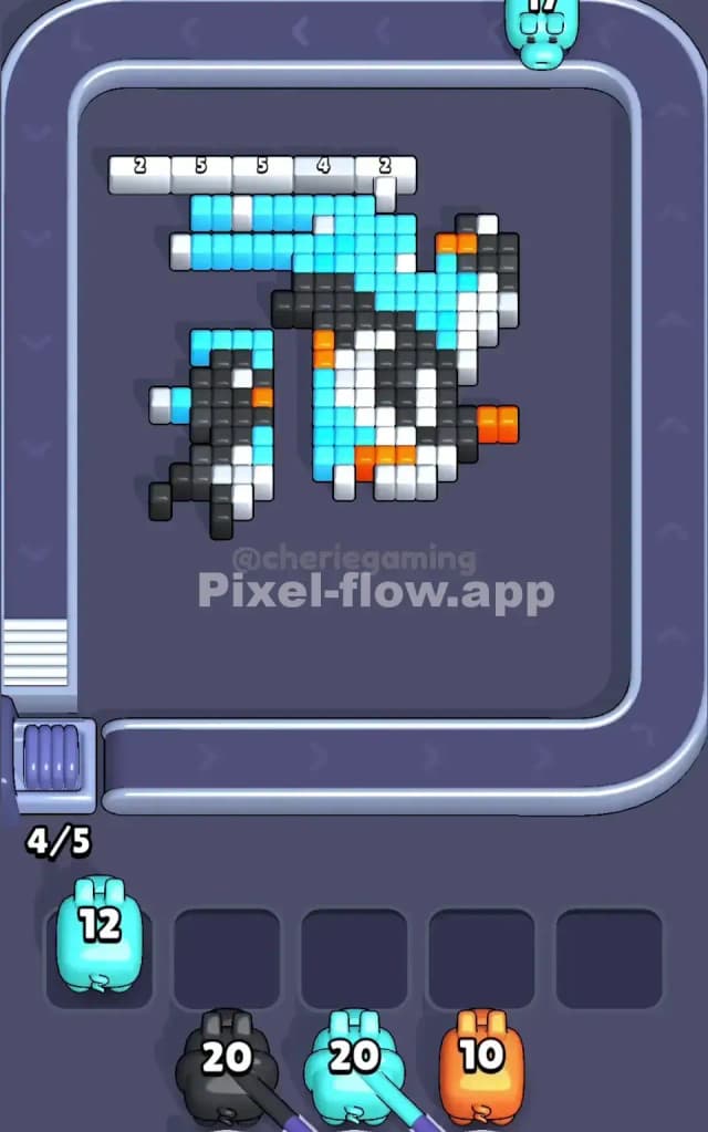 Pixel Flow Level 60 Solution 2