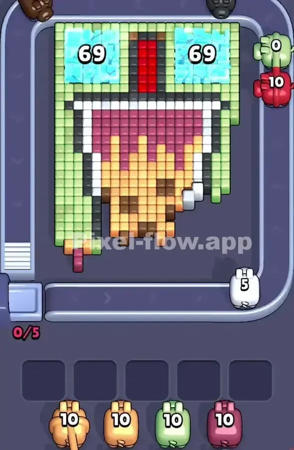 Pixel Flow Level 416 Solution 1