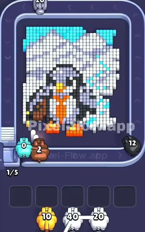 Pixel Flow Level 806 Solution 1