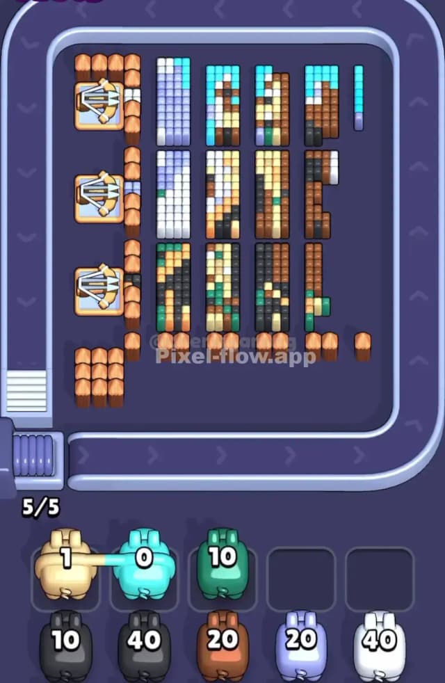 Pixel Flow Level 1719 Solution 1