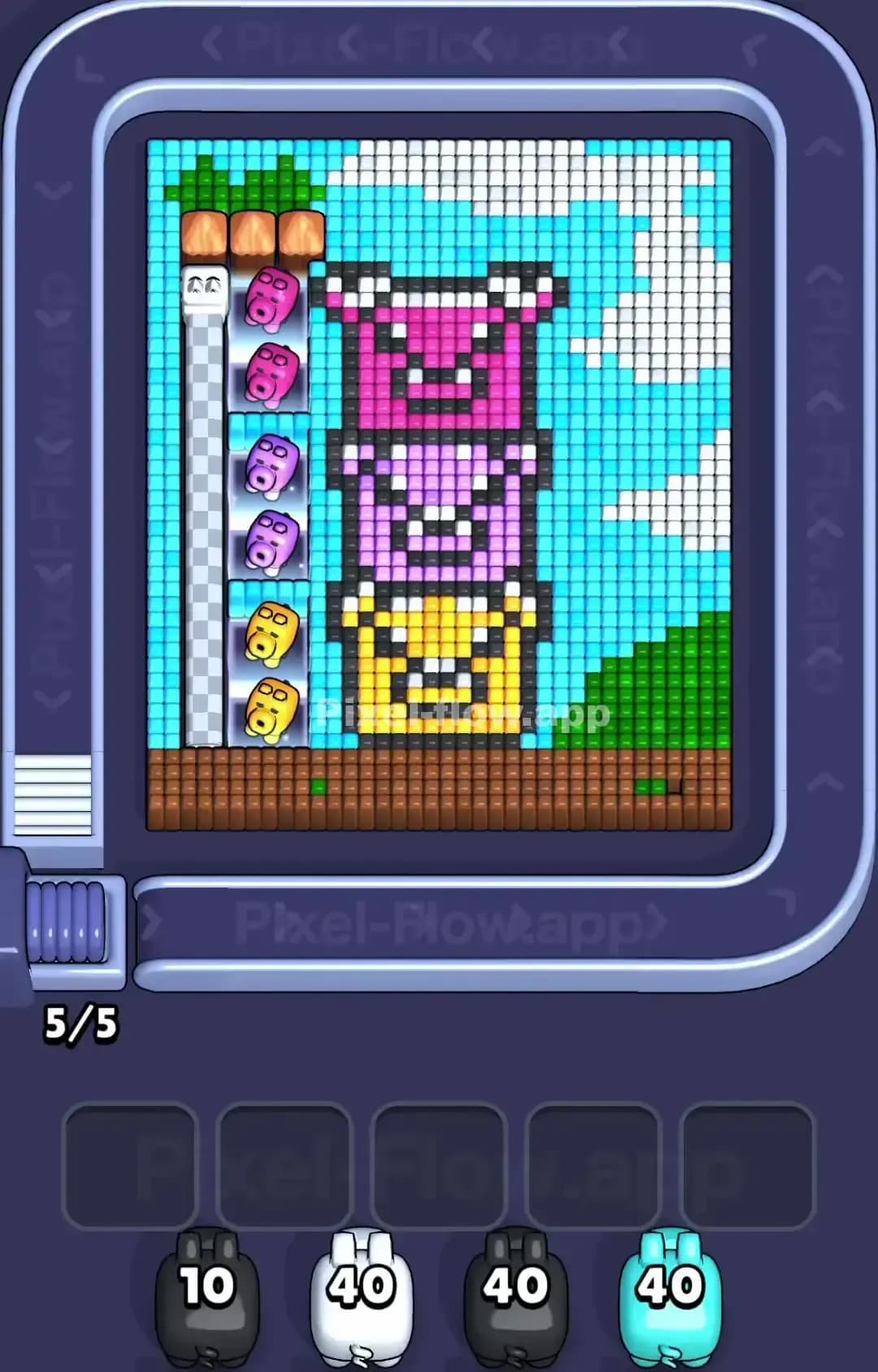 Pixel Flow Level 1475 Screenshot