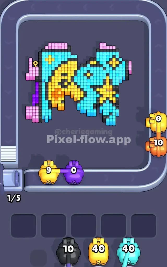 Pixel Flow Level 69 Solution 2