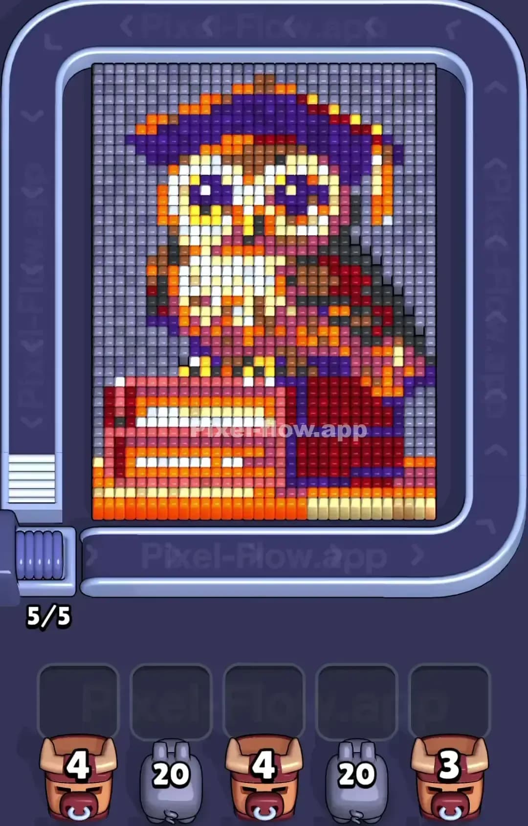 Pixel Flow Level 1415 Screenshot