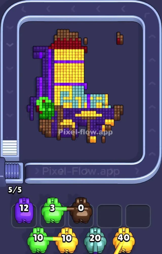 Pixel Flow Level 960 Solution 2