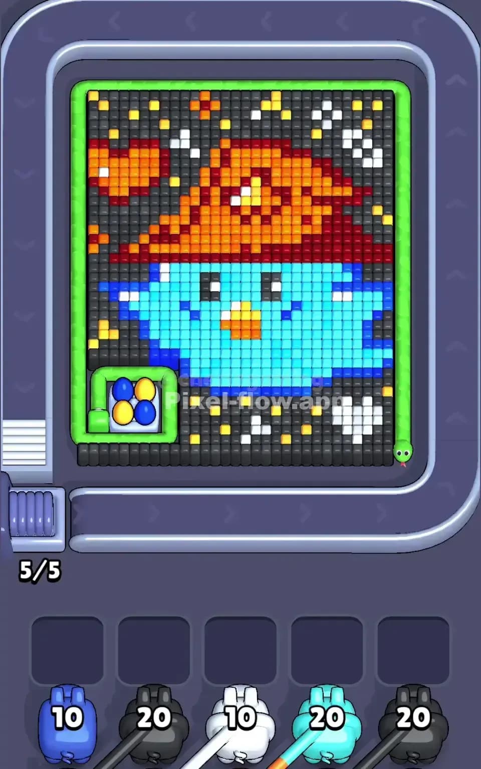 Pixel Flow Level 649 Screenshot