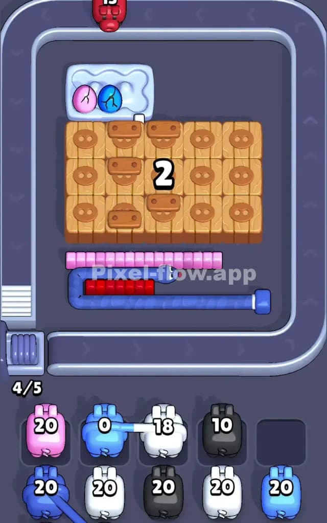 Pixel Flow Level 232 Solution 2