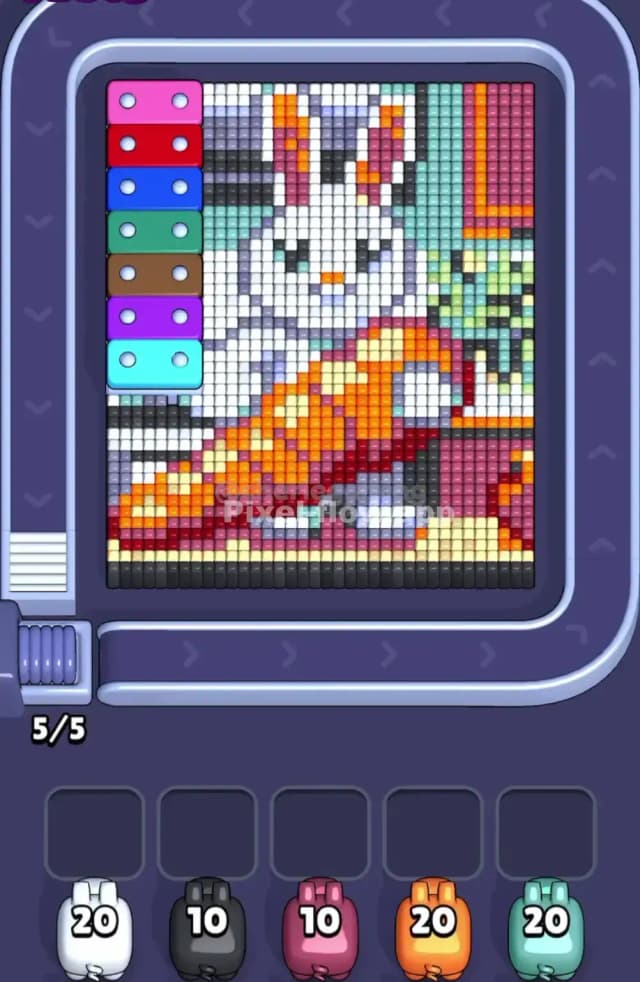 Pixel Flow Level 1617 Gameplay