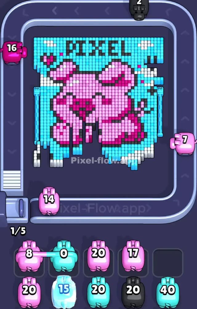 Pixel Flow Level 945 Solution 1