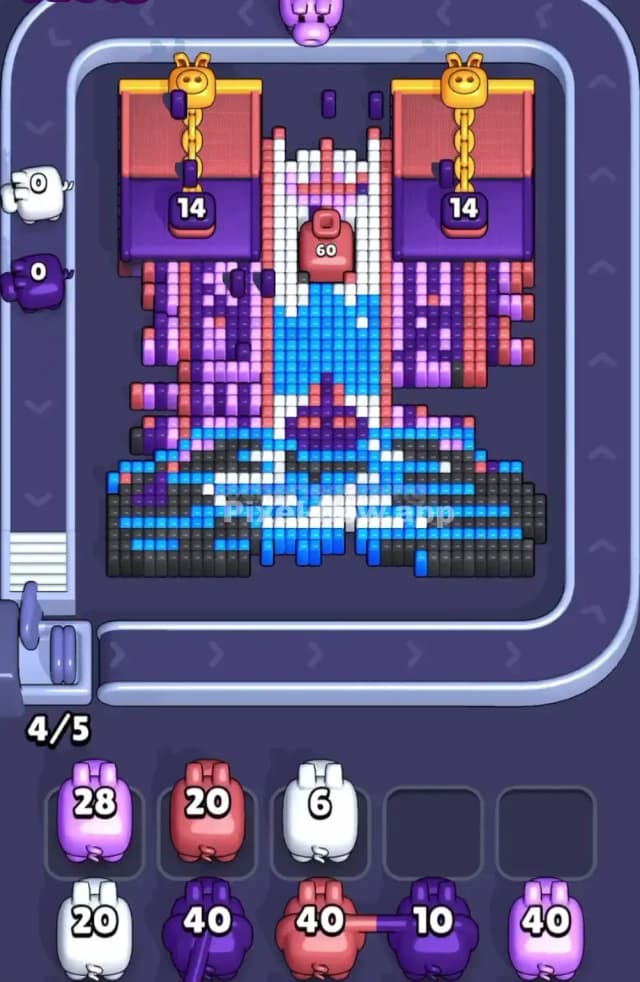 Pixel Flow Level 1736 Solution 1