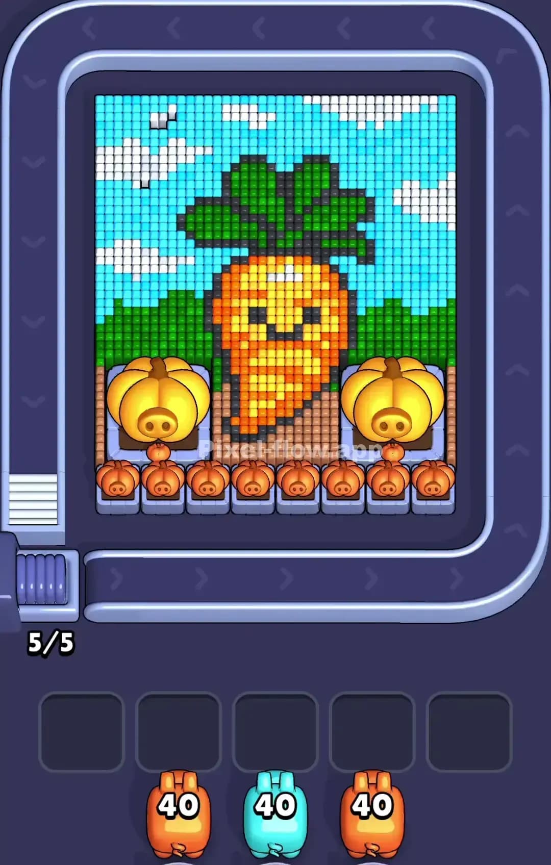 Pixel Flow Level 856 Screenshot