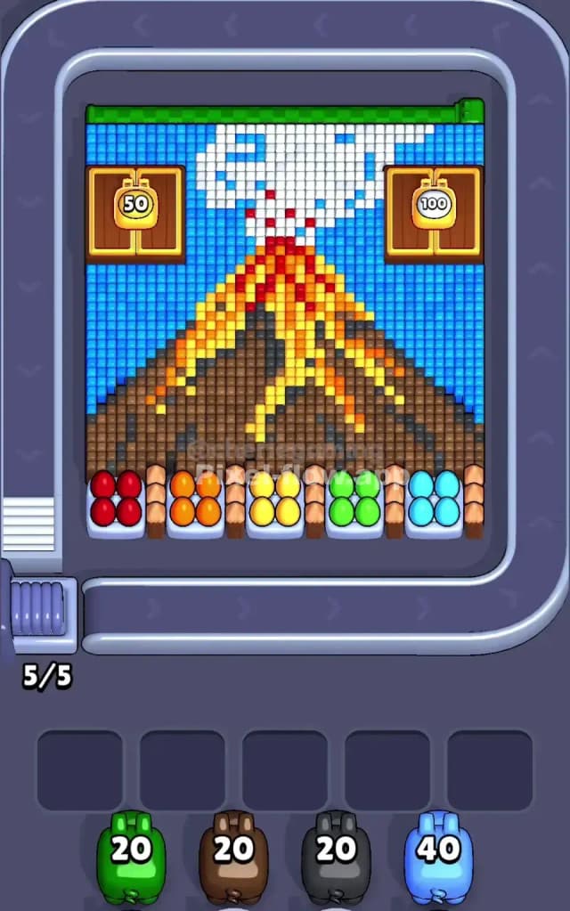 Pixel Flow Level 629 Gameplay