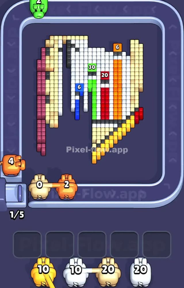 Pixel Flow Level 1022 Solution 2