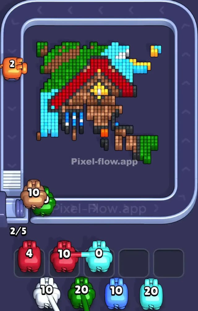 Pixel Flow Wood House Level Solution 2