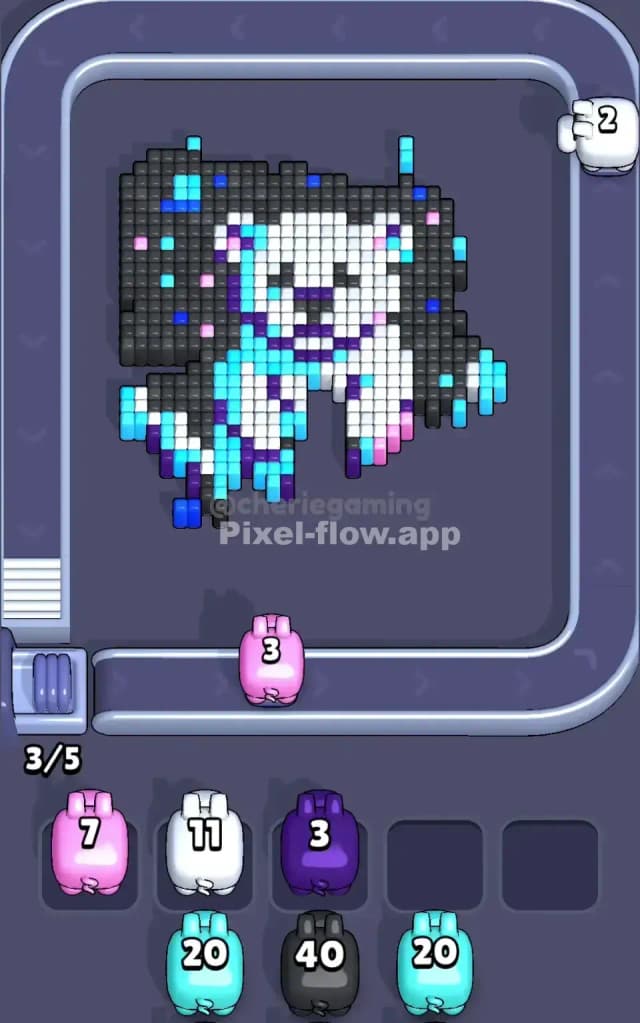 Pixel Flow Level 562 Solution 2