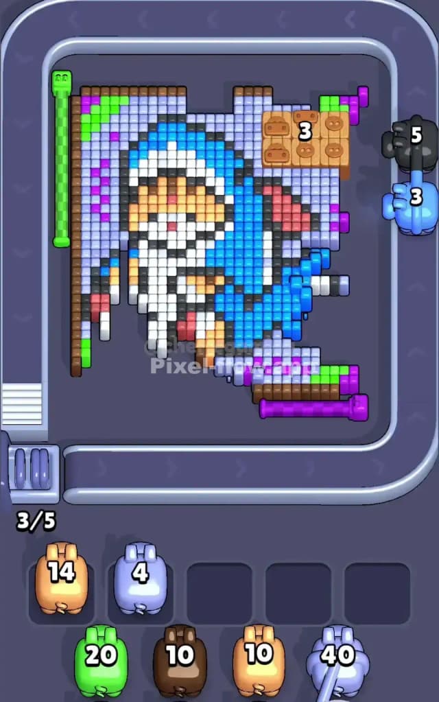 Pixel Flow Level 494 Solution 1