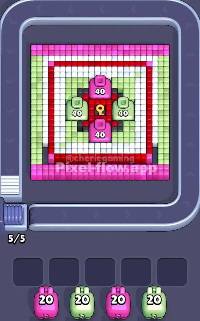 Pixel Flow Level 72 Gameplay