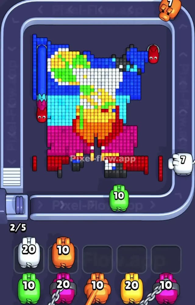 Pixel Flow Level 1294 Solution 1