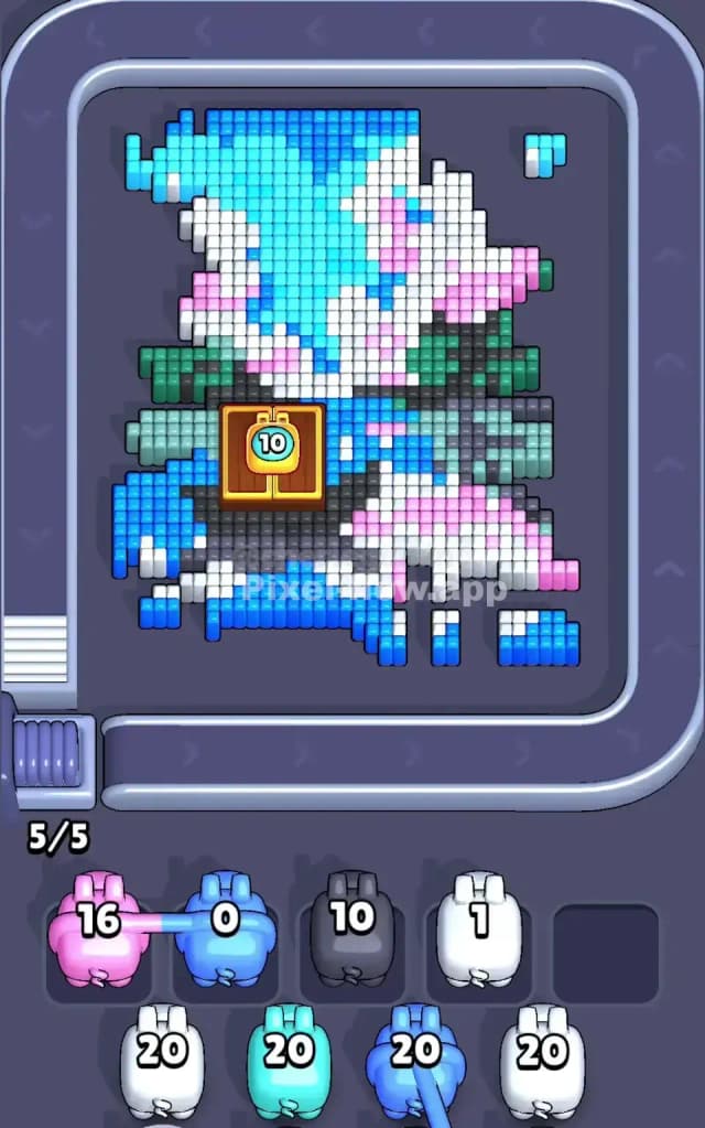 Pixel Flow Level 621 Solution 1