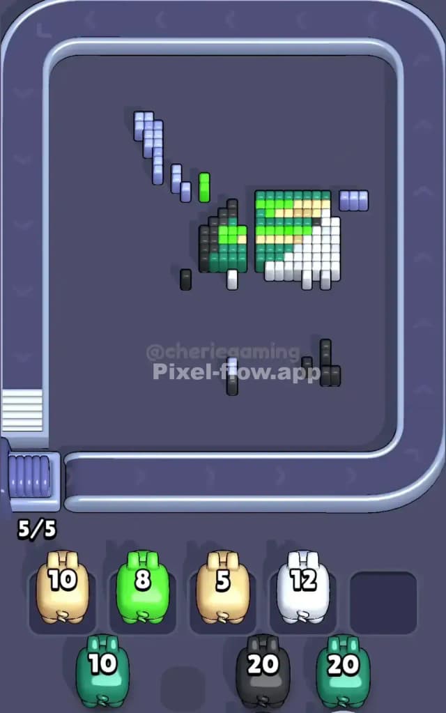 Pixel Flow Level 634 Solution 3