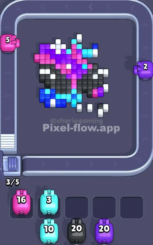 Pixel Flow Level 127 Solution 2