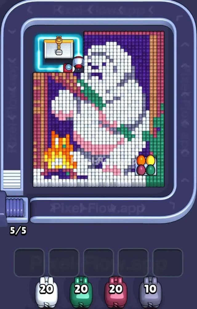 Pixel Flow Level 1442 Gameplay