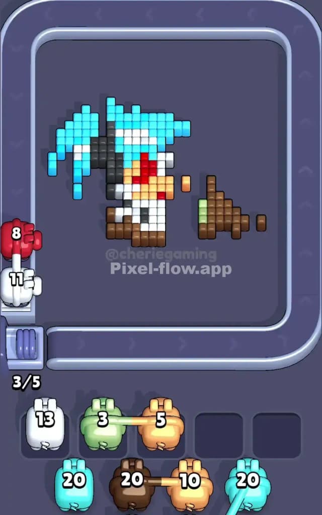 Pixel Flow Level 311 Solution 2