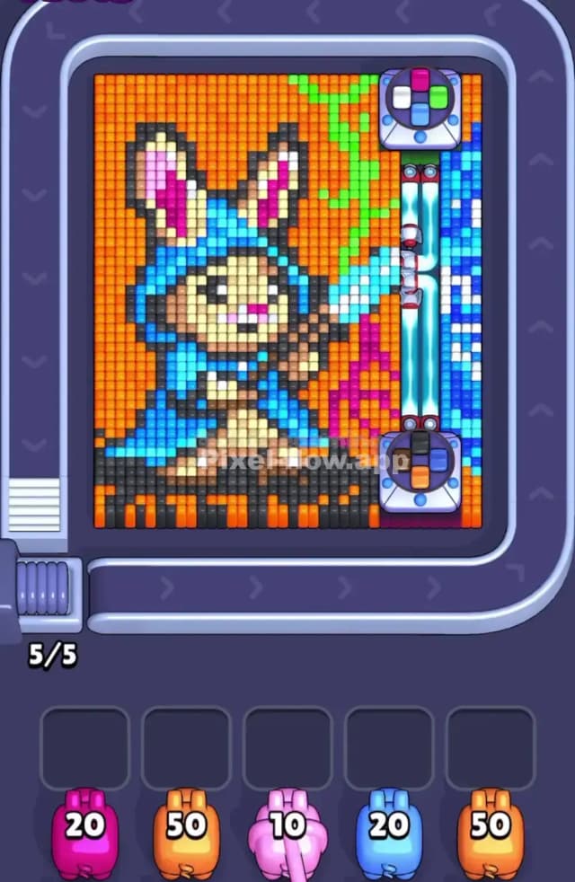 Pixel Flow Level 1640 Gameplay